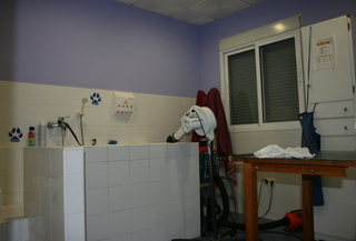 Peluquería de la Clínica Veterinaria La Urba